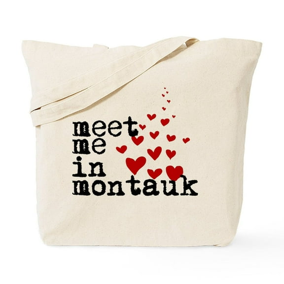 CafePress - Meet Me In Montauk Tote Bag - Unisex Canvas Tote Bag, Beige, 1-Piece