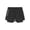 Black, variant on BRGZLK Men's Athletic Shorts with Compression Liner 5" Summer Solid Color Quick Dry Workout Shorts Anti Chafe Ultra Lightweight Elastic Waist Gym Shorts with Zipper Pocket Dark Gray L