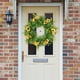 thumbnail image 5 of Corona de puerta artificial vívida con flores de simulación para decoración del hogar, puerta de entrada, Pascua Girasol, 5 of 9