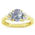 thumbnail image 2 of Star K � Round 7mm Genuine Aquamarine Marquee Design Promise Engagement Ring, 2 of 9