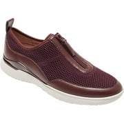 Rockport Women's Total Motion Sport Zip Sneaker Oxblood CI6386