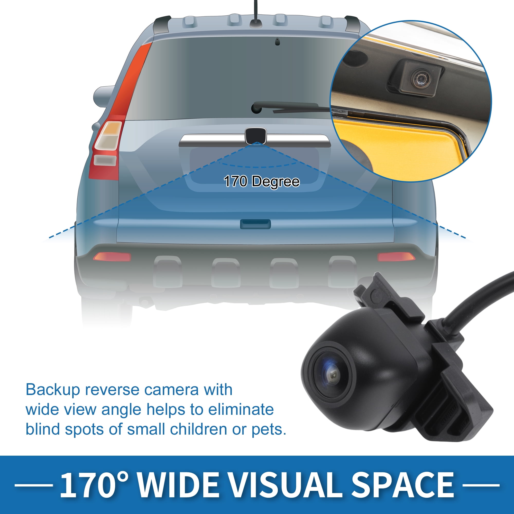 Unique Bargains Rear View Camera for Hyundai Kona 2018 2019 2020 2021 95760-J9000