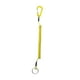 thumbnail image 4 of Llavero retráctil seguro en espiral, accesorios, cordones de pesca con mosquetón para aparejos de navegación, llaves al aire libre, Kayak amarillo, 4 of 9