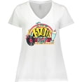 thumbnail image 3 of Inktastic I'm a 50's Kid 1950's Style Birthday Jukebox Women's Plus Size V-Neck T-Shirt, 3 of 5