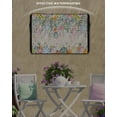 thumbnail image 6 of Outdoor TV Cover 40 to 43 Inch Weatherproof, Rabbit Eggs Floral Easter Waterproof TV Screen Protector for Outside Decor with Zipper and Pocket 40"L x 25"H , Spring Flowers Leaves Beige, 6 of 7