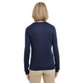 thumbnail image 2 of UltraClub Ladies' Cool & Dry Performance Long-Sleeve Top 2XL NAVY, 2 of 3