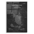 thumbnail image 1 of Epic Art 'Flying Machine Blueprint Patent Chalkboard,' Acrylic Glass Wall Art, 16"x24", 1 of 3