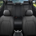 thumbnail image 3 of Car Seat Covers Full Set Custom Fit for Suzuki Jimny 2019-2026 - Premium Faux Leather Auto Protectors with Waterproof, Breathable, Anti-Slip Car Seat Protectors (Black,Full Set), 3 of 8