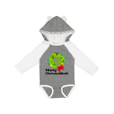 

Inktastic Merry Chrismukkah Boys or Girls Long Sleeve Baby Bodysuit