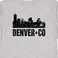 thumbnail image 4 of Inktastic Denver Colorado Skyline Grunge Boys or Girls Long Sleeve Toddler T-Shirt, 4 of 5