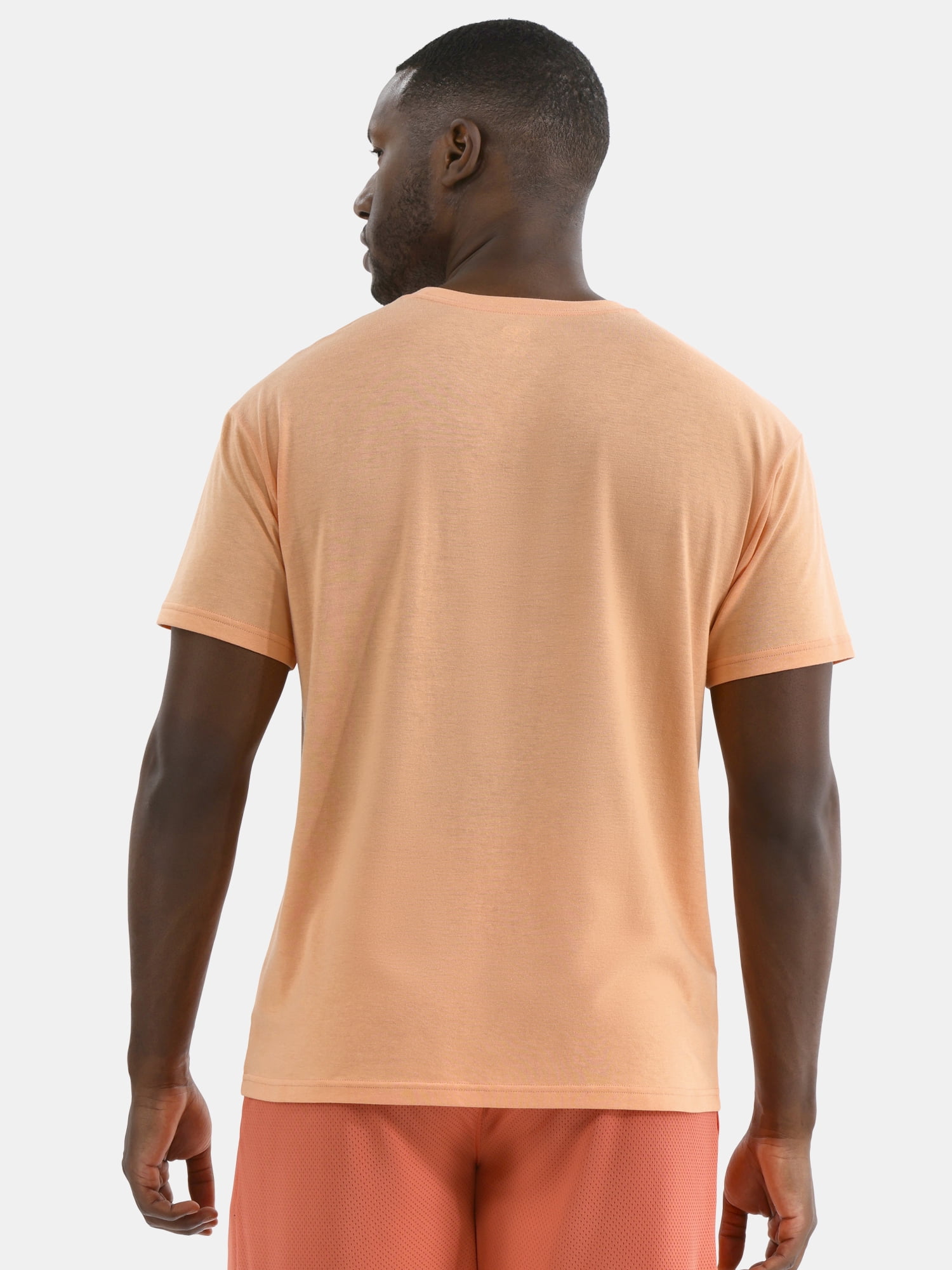 Athletic Works Men's Solid Tri Blend Tee with Short Sleeves, Sizes XS-4XLT
