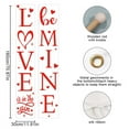 thumbnail image 2 of Door Curtain Valentine's Day Hanging Porch Sign Hanging Decorations, 2 of 6