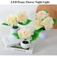 thumbnail image 5 of LINLIN Desk Lamp LED Peony Flower Night Light Artificial Flower Lamp with Vase,Table Lamp Ornaments Living Atmosphere Light Room Desktop Decor for Home Table Centerpieces,Night Lamp,Gift, 5 of 9