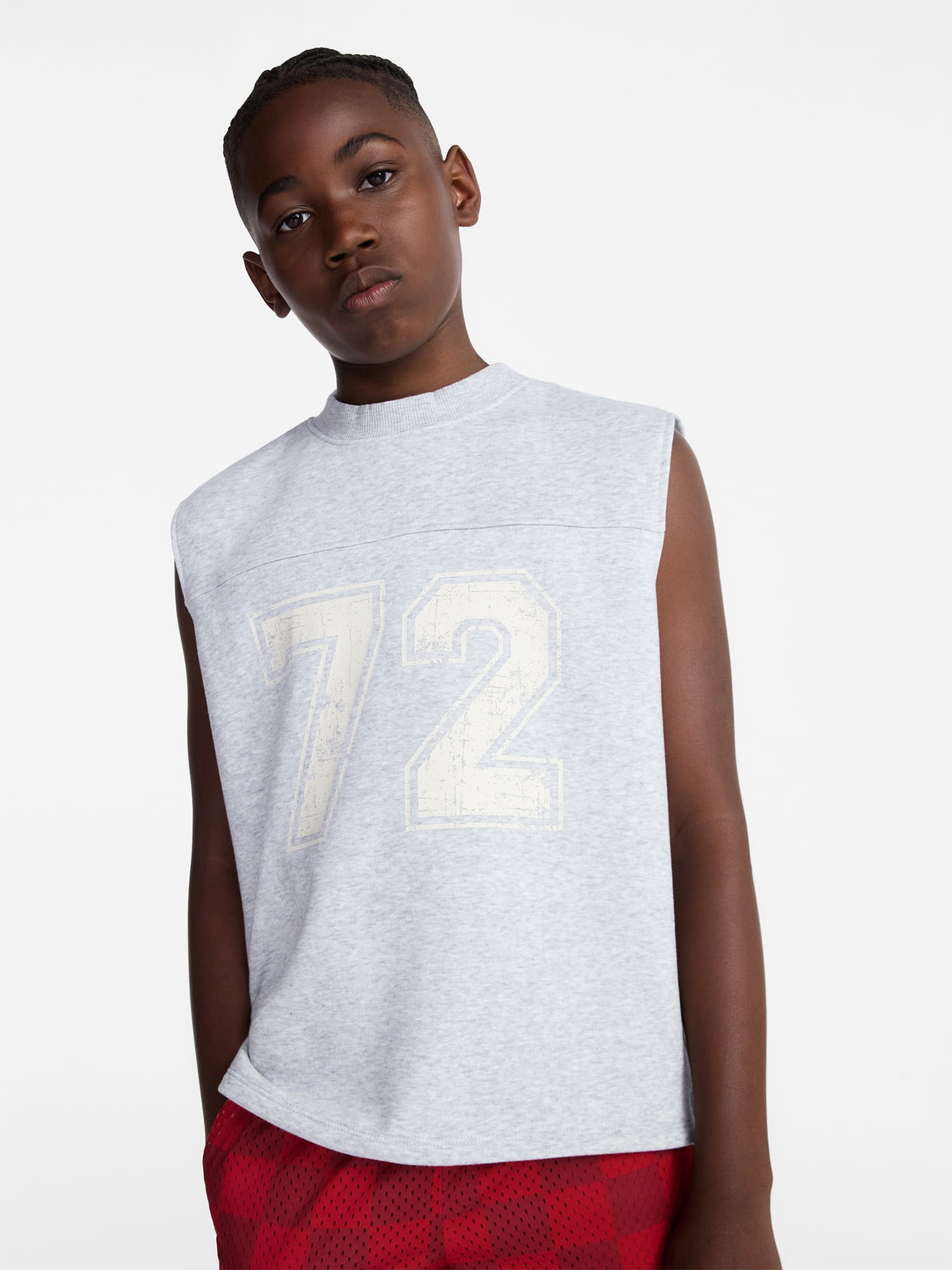 Weekend Academy Boys Fleece Muscle Tank, Sizes 4-18