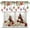 Snowman5, variant on Christmas Valance for Windows,Gingerbread Man Winter Window Treatments 1 Panel Short Curtains for Kitchen Windows Bathroom Bedroom,54 x 18 Inch