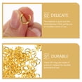thumbnail image 2 of 500pcs Jump Open Ring Material Jewelry Making Findings Necklace Connecting Ring DIY Material, 2 of 8