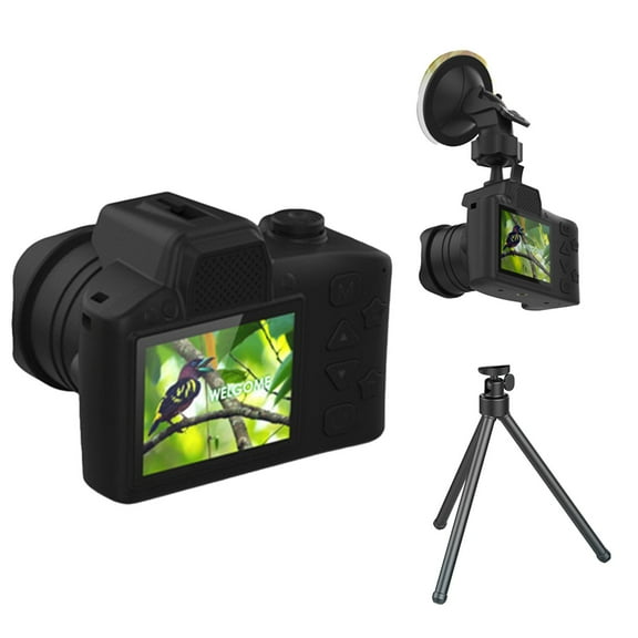 SLR Digital Camera,30x Zoom Recorder HD Children Dual Camera Camcorder with Long Standby & USB Charging,for Kid/Girls/Boys/Students/Elderly