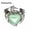 Aventurine, variant on Natural Healing Energy Heart Shape Stone Wing Dragon Pendant Reiki Amulet-Opal