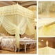 thumbnail image 5 of Mosquitera Cortina de Cama Poliéster Amarillo Princesa de Lujo Tres Aberturas Laterales Post Cama Cortina Canopy Red Mosquitera Ropa de Cama L ANGGREK Otros, 5 of 8