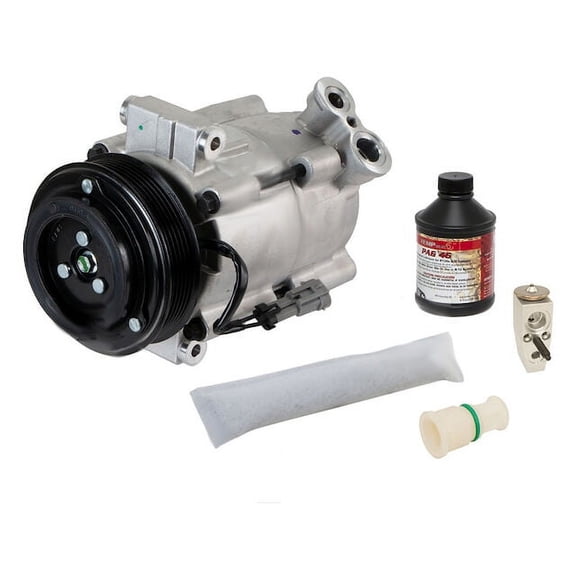 A/C Compressor Kit - with Compressor, Filter Drier, Expansion Valve, , and O-Rings - Compatible with 2012 - 2015 Chevy Camaro 3.6L V6 2013 2014