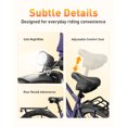 thumbnail image 5 of Actbest Core 2.0 26" Electric Bike for Adults, 500W Motor, 48V 10.4Ah, 500Wh Removable Battery, Cadence Sensor, Front Suspension,Lightweight Ebike, 7-Speed, Cruiser Ebike for Woman, 5 of 6