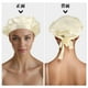 thumbnail image 2 of Bonete de cabello de seda sintética Unique Bargains con correas ajustables, gorro de dormir para mujeres, color beige claro, 2 of 6