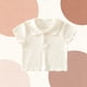 thumbnail image 5 of Ropa de Bebé de las Niñas de Verano de Manga Corta Cuello de Tortuga Superior de Moda Base Camisa Ser Usted Camisa, 5 of 6