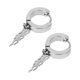 thumbnail image 3 of Ear Studs Stainless Steel Earrings for Decor 1Pair Punk Jewelry, 3 of 3