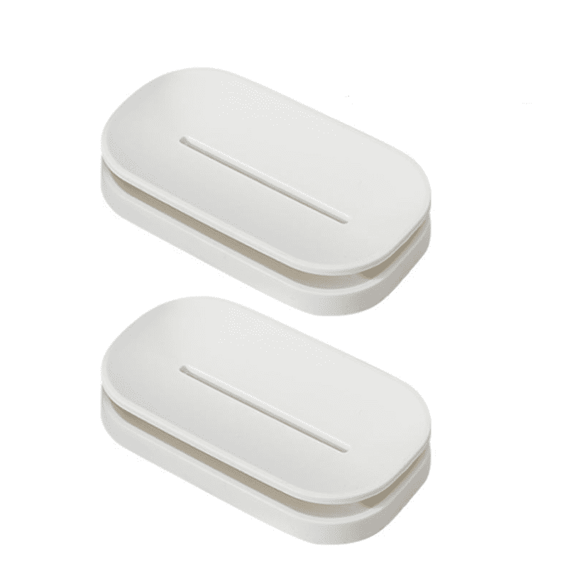 Soap Dish with Drain, Removable, Easy to Clean, Soap Dish Keeps Soap