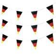thumbnail image 1 of Banderas Fútbol Alemania Banderines 10 M Resistentes A La Decoloración para Fiestas, 1 of 9