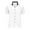 White, variant on Lolmot Men's Cotton Front Button Down Lapel Collar Solid Short Sleeve Shirt Summer Casual Beach Shirt