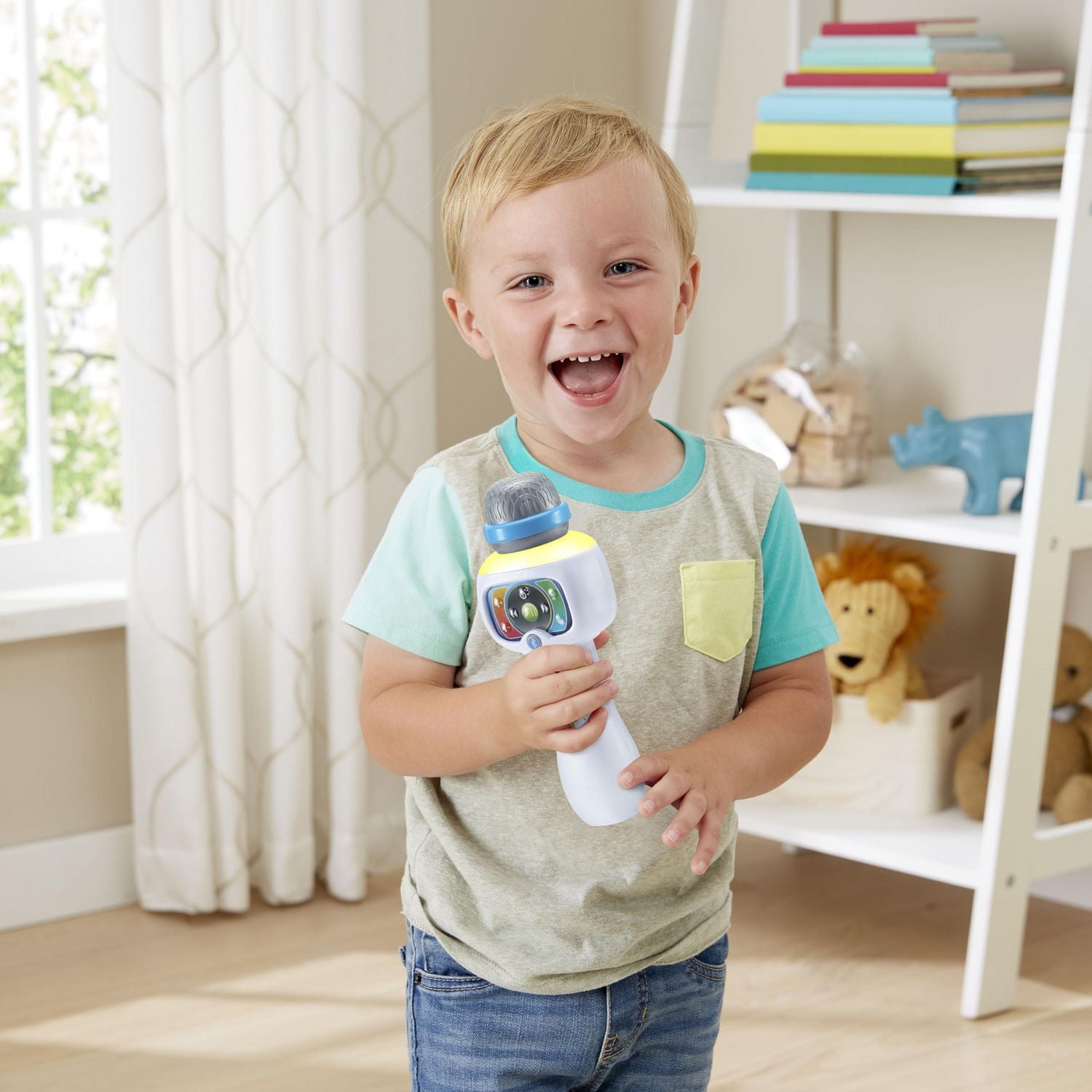VTech Sing It Out Karaoke Microphone™ With Wireless Connectivity - English Version, 2-5 Years