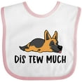 thumbnail image 3 of Inktastic Napping Dis Tew Much German Shepherd Boys or Girls Baby Bib, 3 of 4