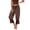 Coffee, variant on Bloomer Pants Women Spring Summer Elastic Waist Lace Ruffle Hem Pantaloons Victorian Vintage Cropped Beach Pants