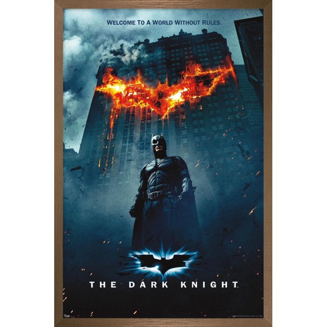 Film DC Comics - The Dark Knight - Batman Logo sur Fire One Sheet