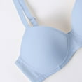 thumbnail image 6 of WCJM High Support Bras For Women Adjustable Strap Full Coverage Up Bras Comfortable Bras Life-Saving Light Blue Bras & Seamless Undies, 6 of 7