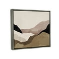 thumbnail image 4 of Stupell Industries Layered Desert Mountain Peaks Abstract Painting Gray Floater Framed Canvas Art Print Wall Art, 21 x 17, 4 of 10