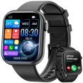 thumbnail image 1 of Reloj inteligente Hwagol 2024 de 1.85 pulgadas, rastreador de actividad física para Android y iPhone, 1 of 8