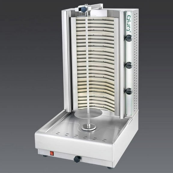 Visvardis - 208V Electric Gyro / Shawarma Machine with 90-140 lb Meat Capacity - DE3A