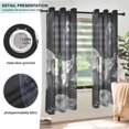 thumbnail image 3 of Yayeee Window Curtains Light Filtering 63"x42" Grommet Panel Pair Home Living Room Decor, Space Earth, 3 of 7
