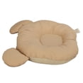 thumbnail image 2 of Almohada para bebé, transpirable, suave, previene la cabeza plana, bonita almohada de apoyo para moldear la cabeza del recién nacido, marrón, 2 of 14