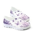 thumbnail image 4 of Psesaysky Butterfly Purple Sneakers Casual Shoes for Girls Women Shock-Absorption Comfortable Loafers 5.5-11.5, 4 of 7