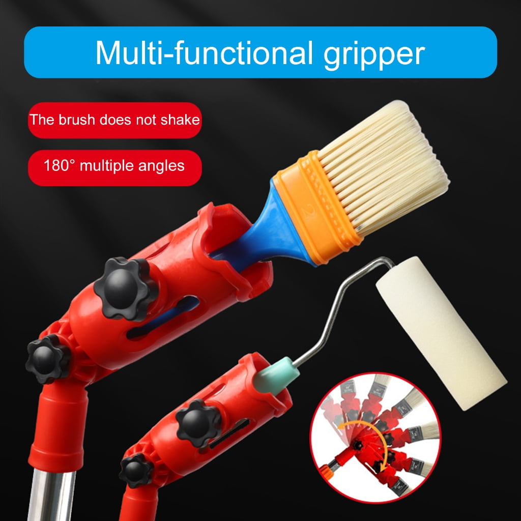 Paint Brush Extender MultiAngle Portable Paint Roller Extension Clamping Tool