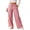 Red, variant on Kezqiaxn Wide Leg Pants for Women Striped Elastic Waist Drawstring Loose Casual Trousers with Pockets Women's Clothing Red L