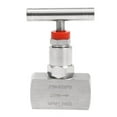 thumbnail image 6 of Stainless Steel Two Ports Straight Needle Valve 6000PSI 1/4" NPT Thread, 6 of 16