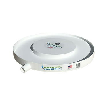 12 x 12 inch White Plastic Drain Away Garden Plant Drain Tray
