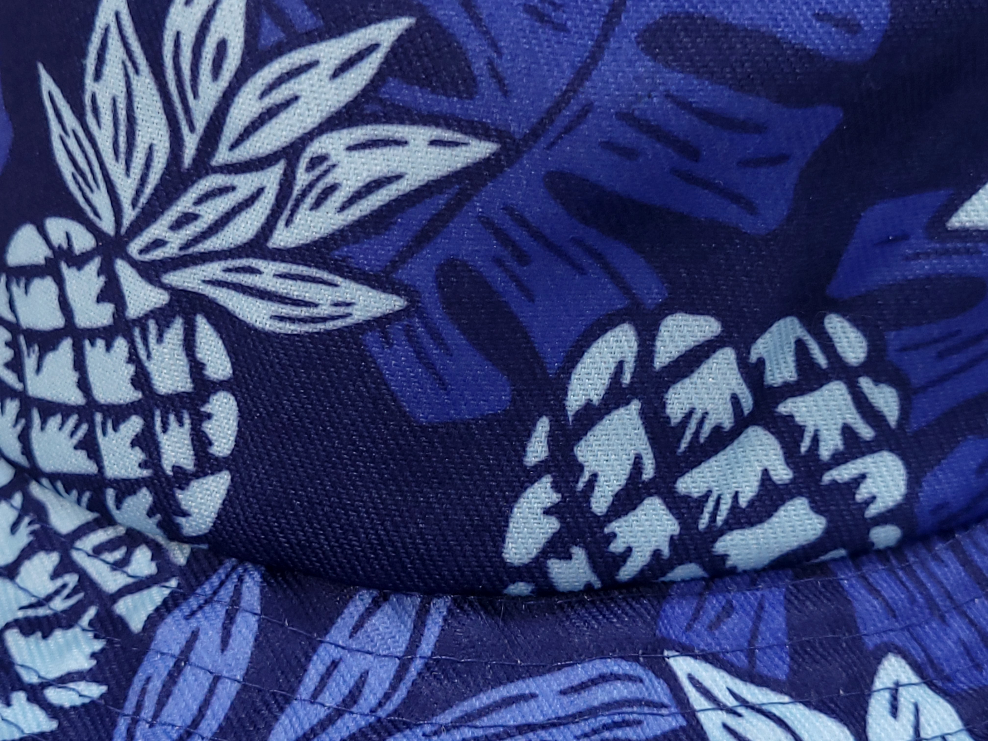 ISLAND CREW HAWAII BUCKET HAT: Pineapple Day Navy