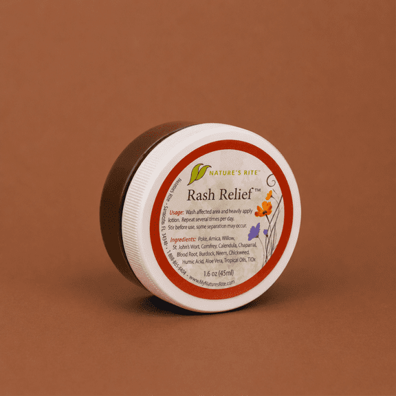 Nature’s Rite Herbal Rash Cream, Soothing & Nourishing Formula with All-Natural Ingredients, Suitable for All Skin Types, Non-Greasy and Fast-Absorbing