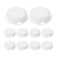 thumbnail image 1 of Bouchon de Tirelire Abs Blanc pour Conteneur de Pièces 24 Pcs, 1 of 8