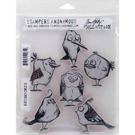 - Tim Holtz Cling Rubber Stamp Set, 7